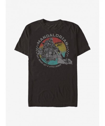 Star Wars The Mandalorian Hang On! T-Shirt $4.81 T-Shirts